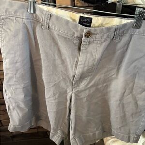 J. Crew Gray Casual Cotton Blend Shorts